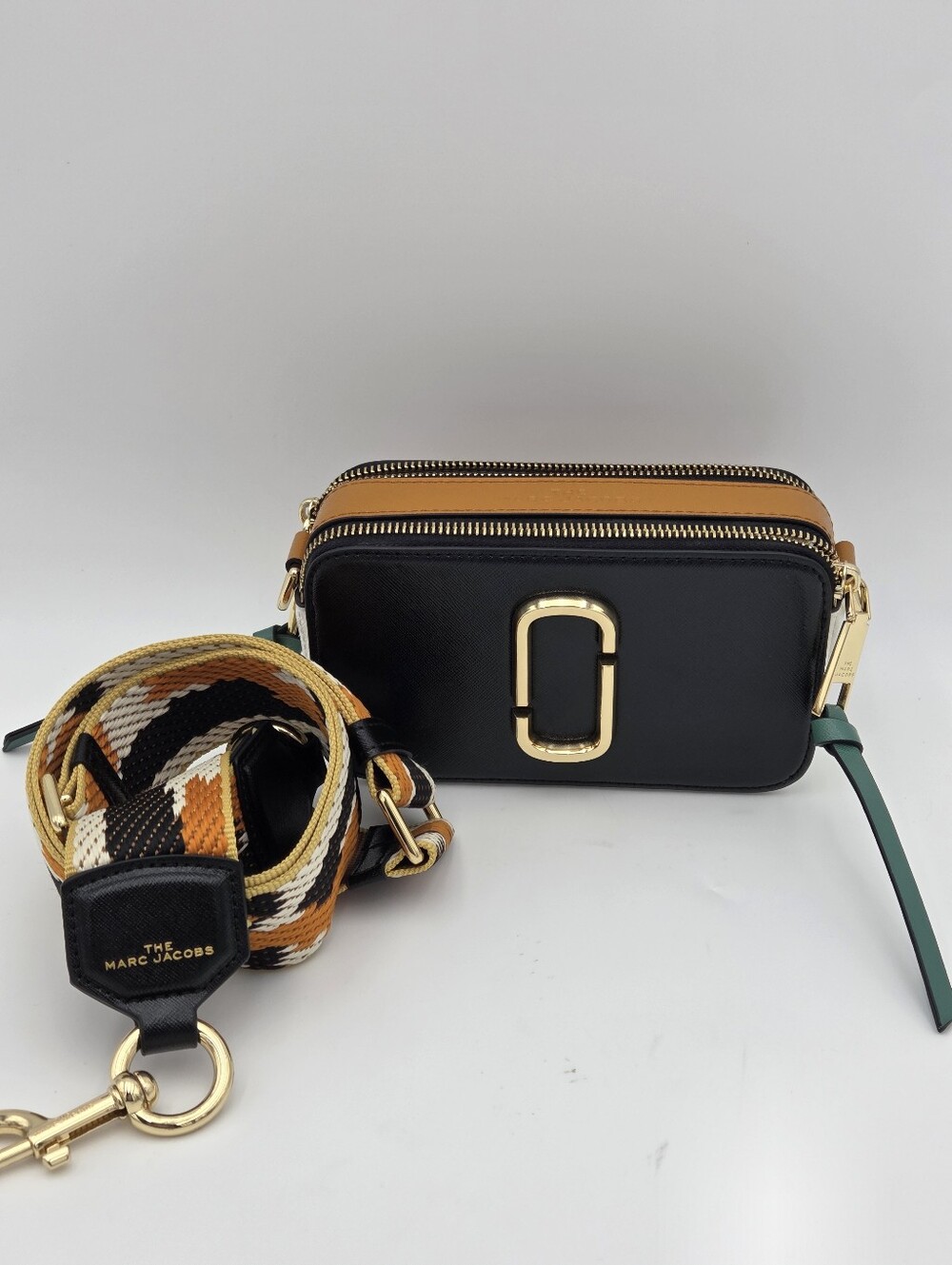 Marc Jacobs Black/Ginger Multi Colored Snapshot